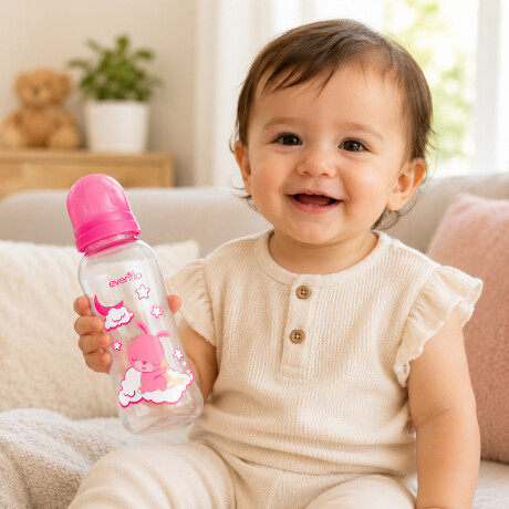 Mamadera Evenflo Dreams Bebés 3-12M 240Ml Tetina Flujo Medio Rosa