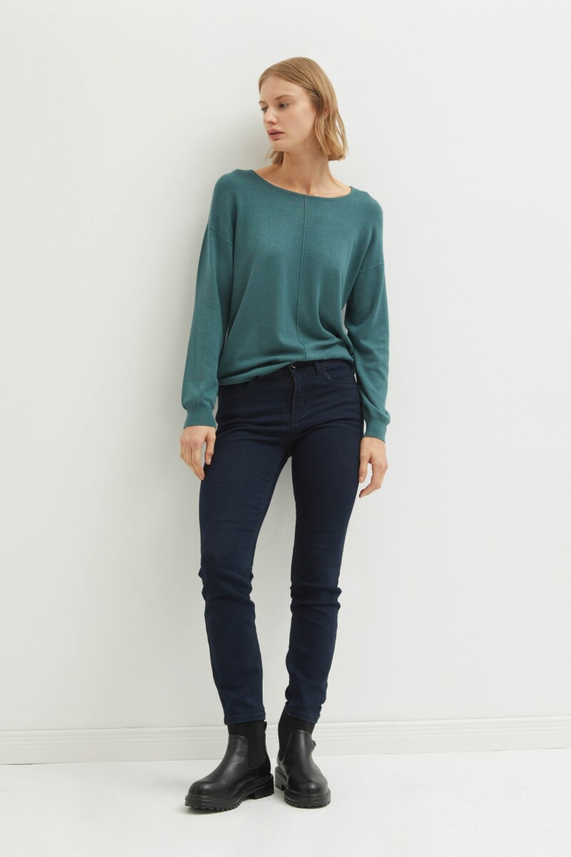 Sweater básico - verde oscuro 