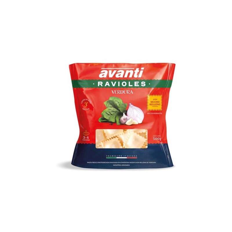 AVANTI RAVIOLES VERDURA 500GR Avanti Ravioles Verdura 500gr