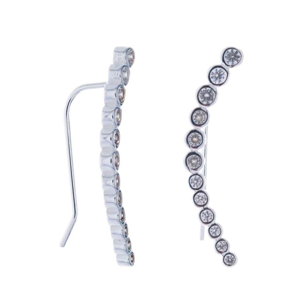 Trepadoras De Plata 925 - Con Circonias 