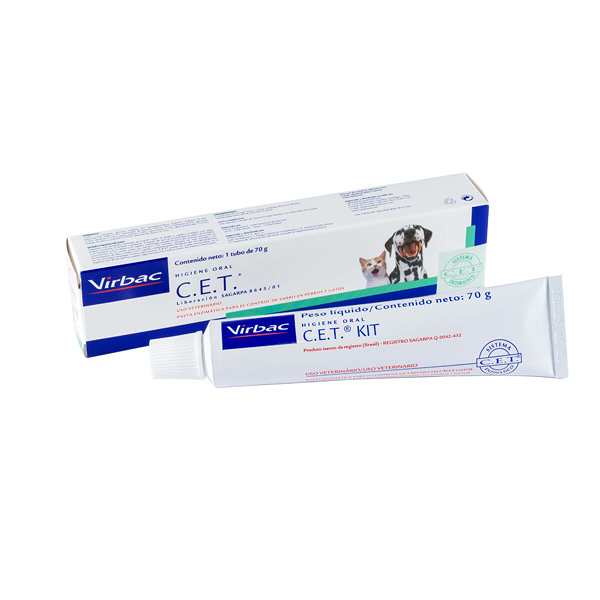 C.E.T Pasta Enzimática de Dientes para Perros y Gatos 
