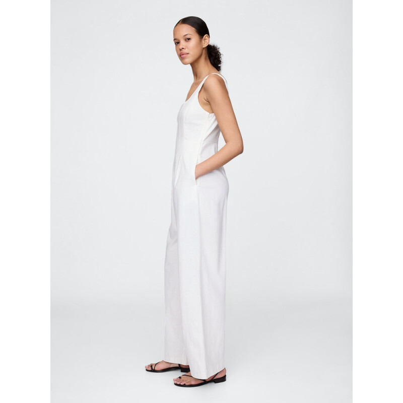 SL SEAMED JUMPSUIT NEW OFF WHITE