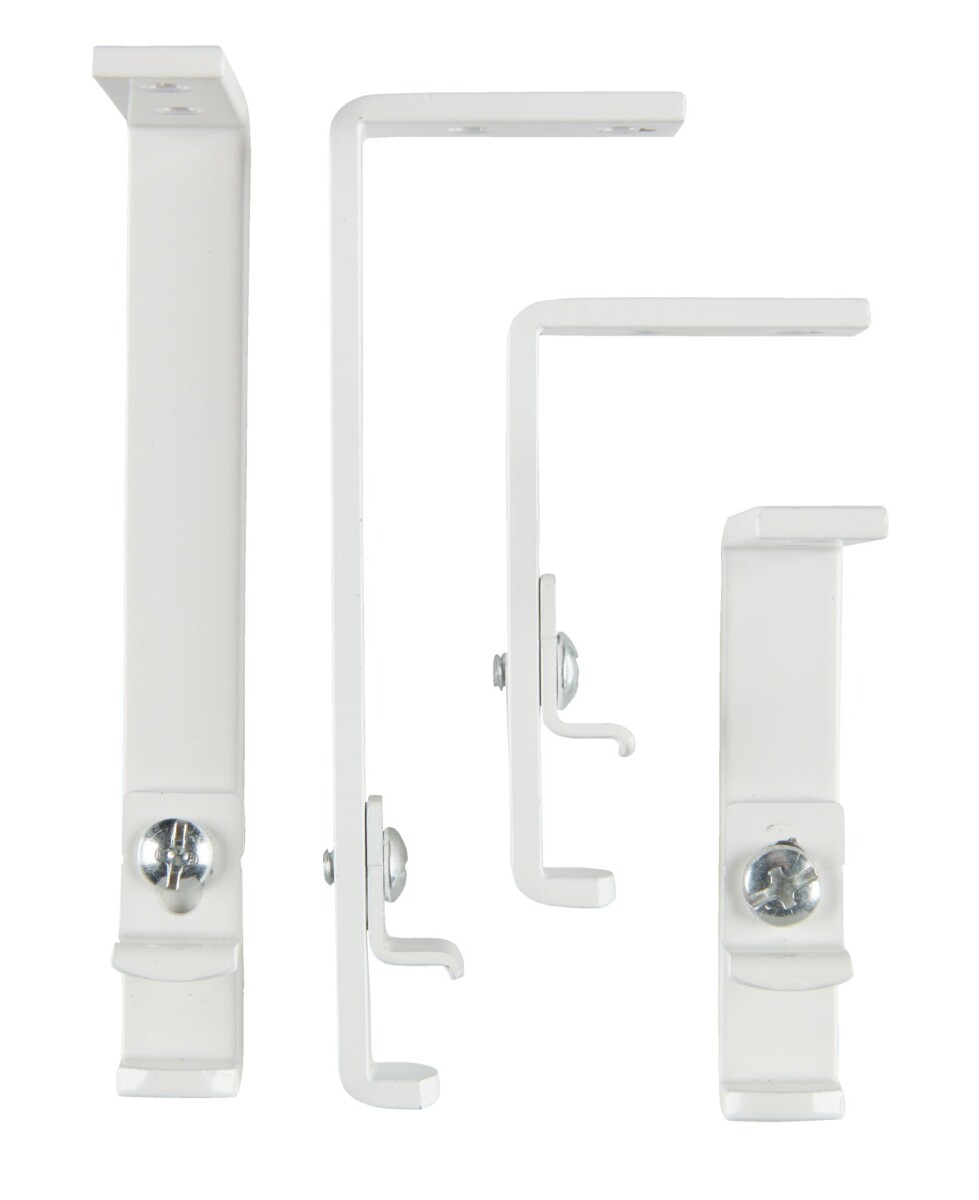 Soporte para riel de cortina FIXI 6cm bl 