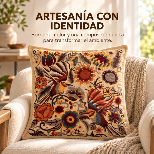 Fundas de Almohadón ZAL 50 x 50 cm Pack x2 Beige
