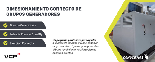 Dimensionamiento Correcto de Grupos Generadores
