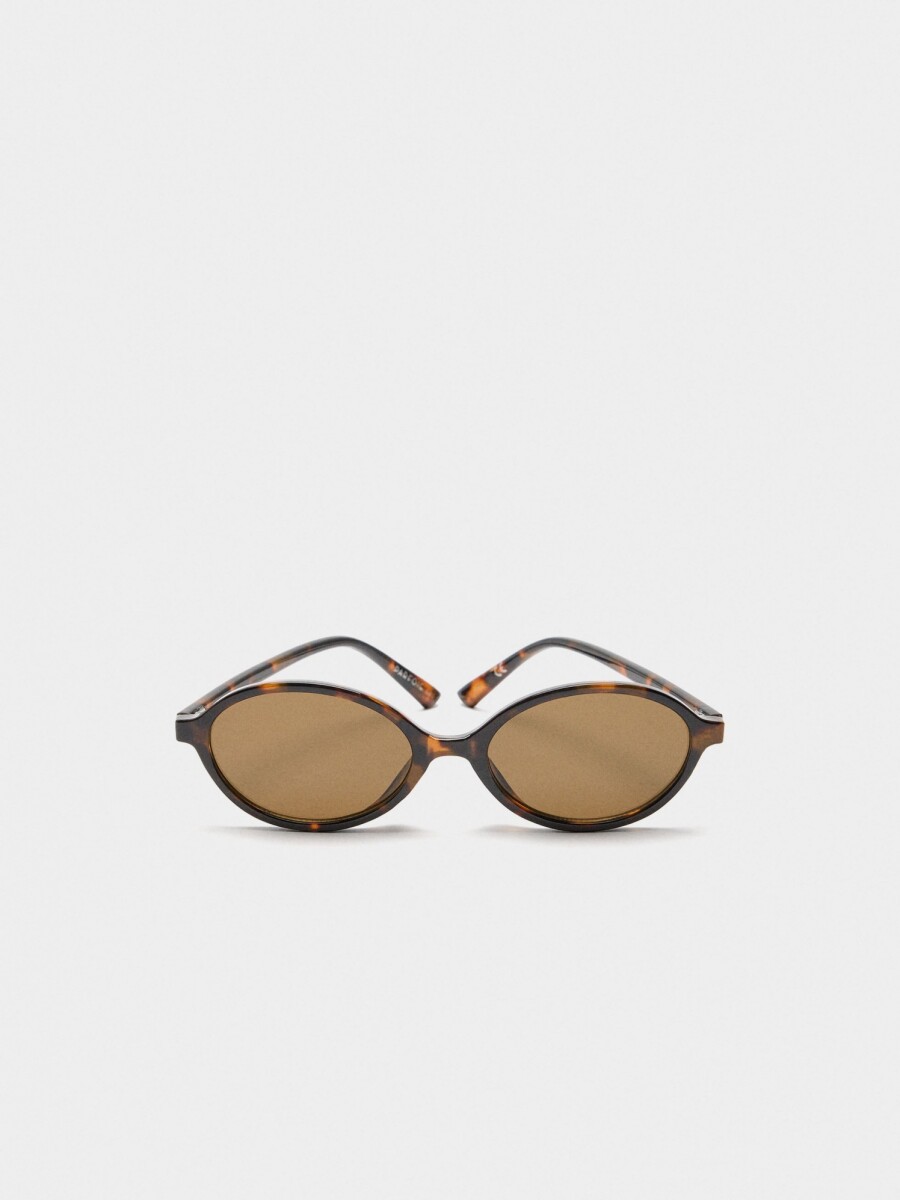 Gafas De Sol Redondas marron