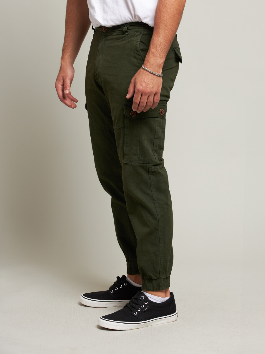 PANTALON CARGO VISUND DIXIE Militar