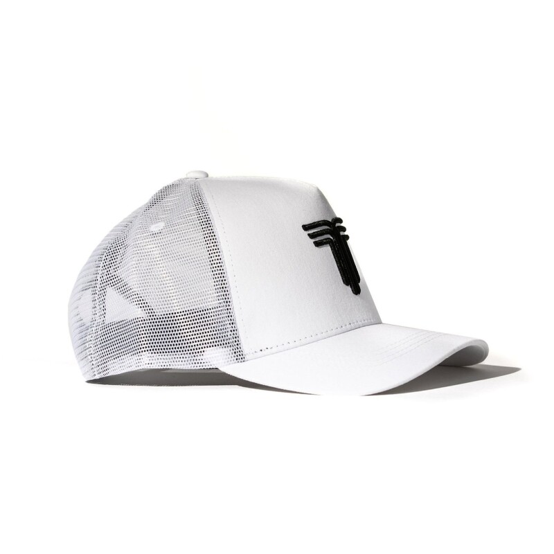Gorro Tiffosi Bordada Blanco - Negro