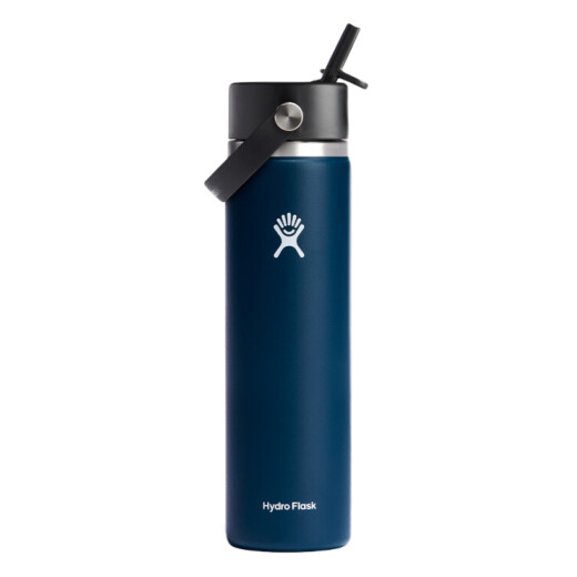 Botella Hydro Flask 24 OZ (0.71 L) WIDE FLEX STRAW CAP INDIGO - Azul Botella Hydro Flask 24 OZ (0.71 L) WIDE FLEX STRAW CAP INDIGO - Azul