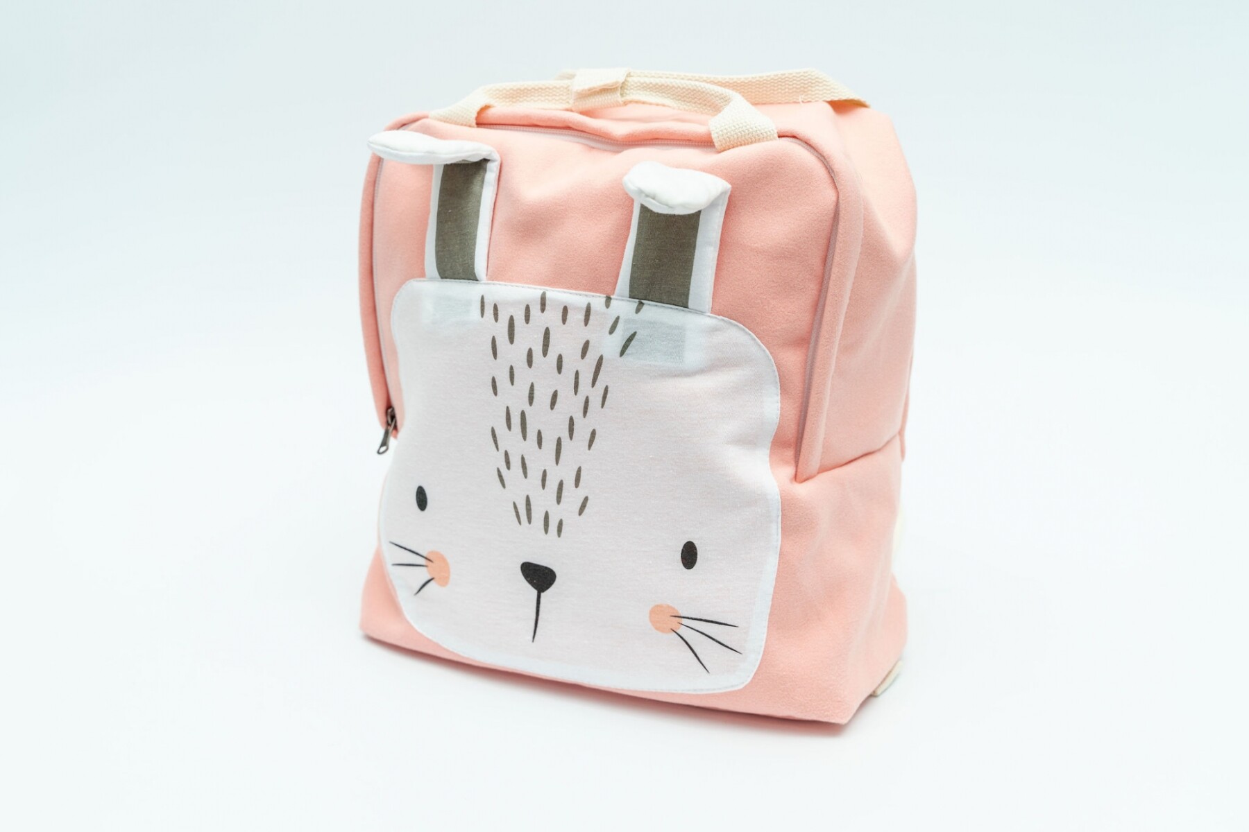 Mochila intantil tela - conejo coral 