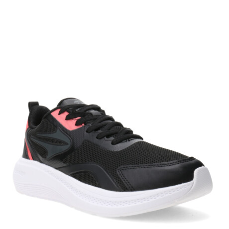 Championes de Mujer Topper Running Drive 2 Negro - Rosado Coral