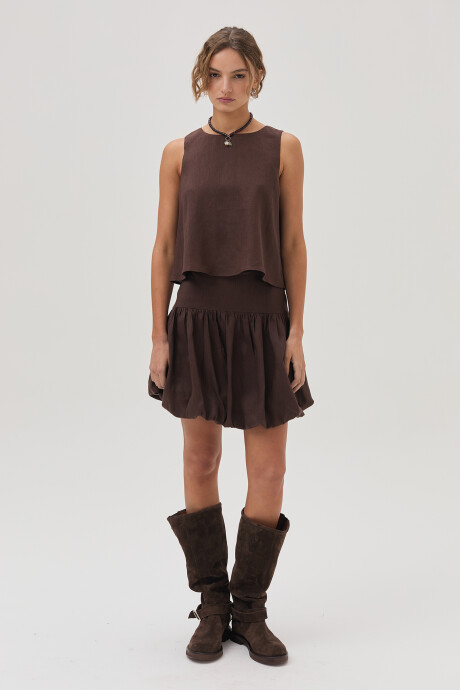 Falda Blair Chocolate