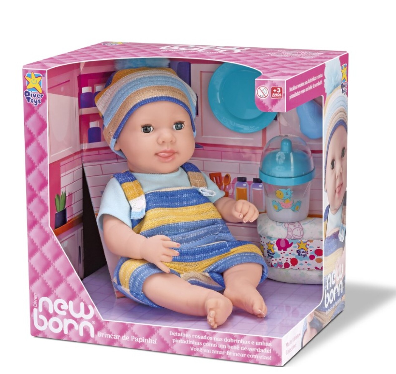 Bebote Diver Toys New Born Saca la Lengua - CELESTE 