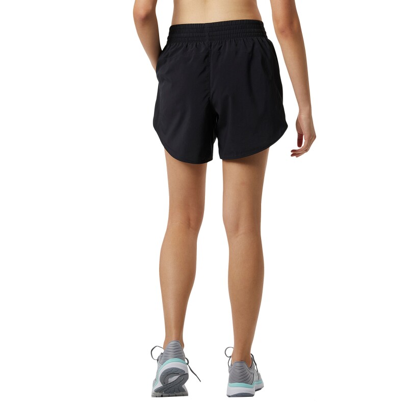 Short New Balance de dama - 5 Inch - WS23228BK BLACK