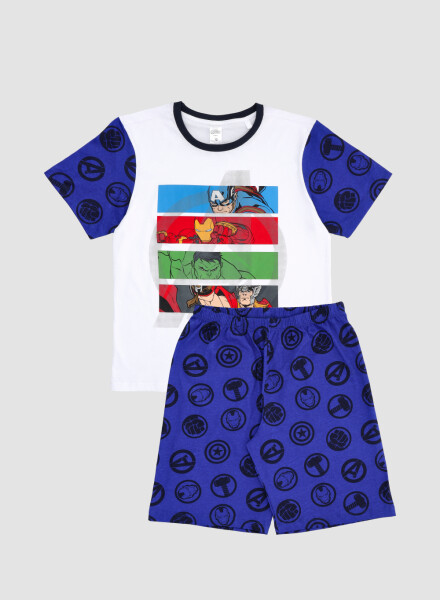 Pijama infantil avengers Blanco