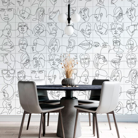 PORCELANATO CUADRADO MATE BLANCO DECORADO PIEZA 25X25 CM GAMAS DE BLANCO