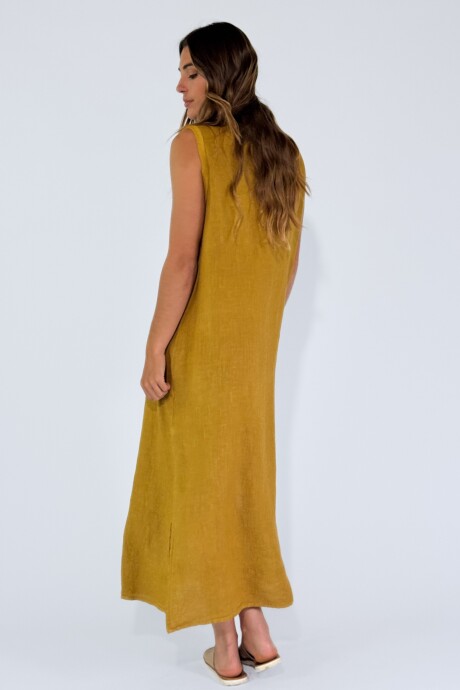 VESTIDO CAPRI Mostaza