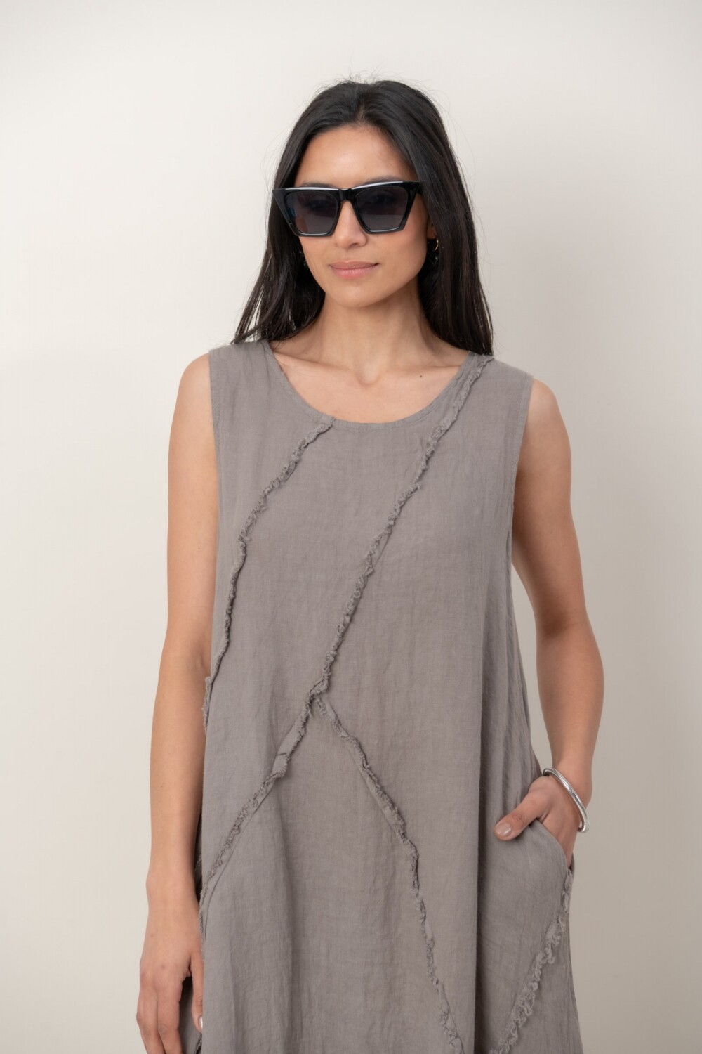 VESTIDO TIALLI Visón