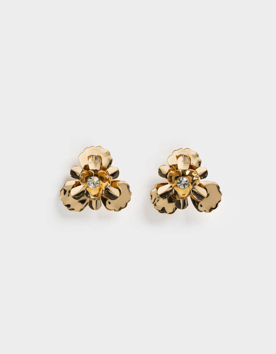 Aros Pasantes De Flores 