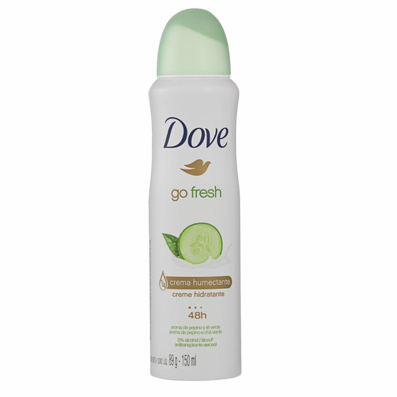 Desodorante Aerosol Dove Go Fresh Pepino Té Verde 89 Grs. — Farmacia El túnel