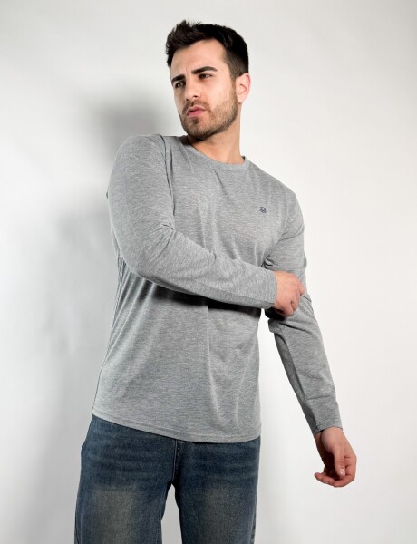 Remera M/Larga Barton Gris