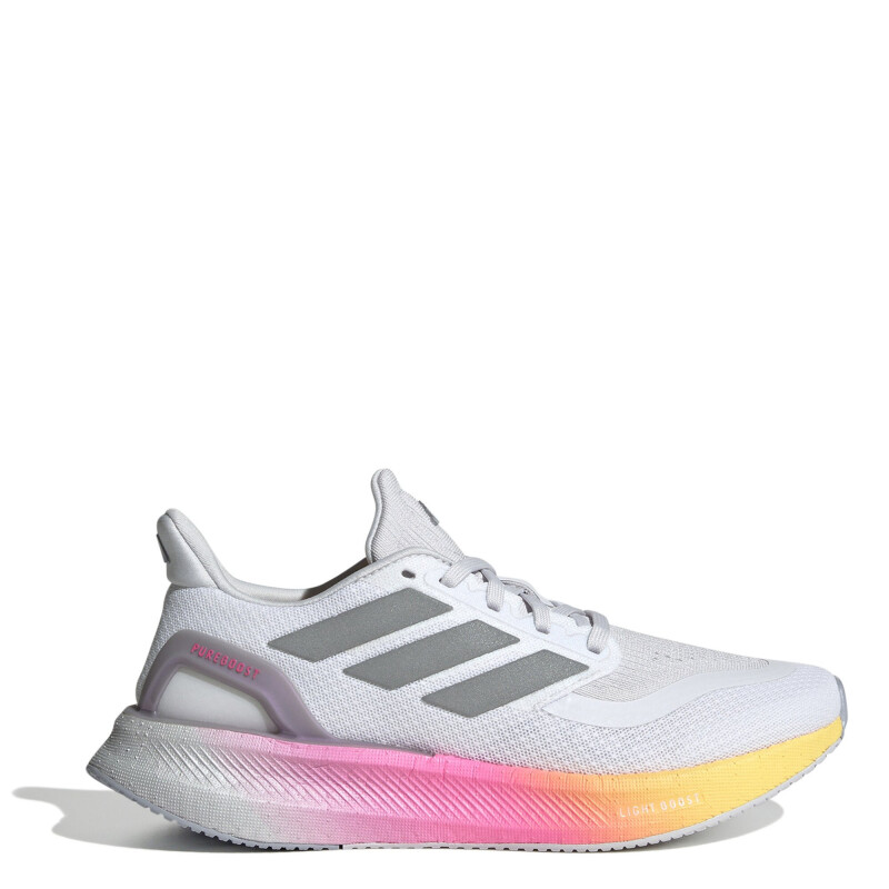 Championes de Mujer Adidas Pureboost 5 Gris - Plateado - Naranja