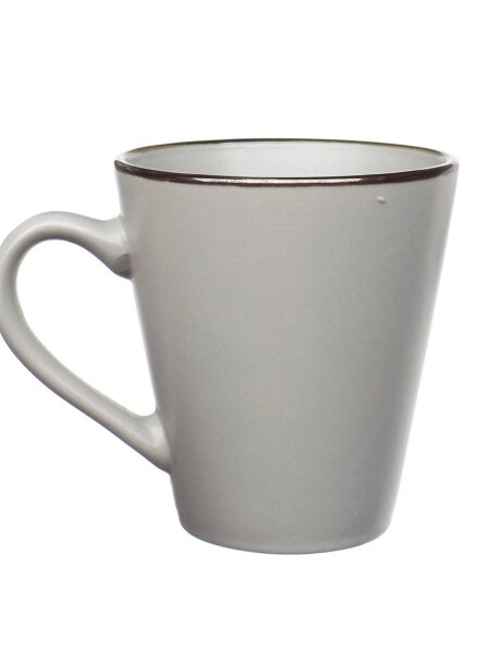 MUG 385ML CREAM BORDE MARRON MUG 385ML CREAM BORDE MARRON