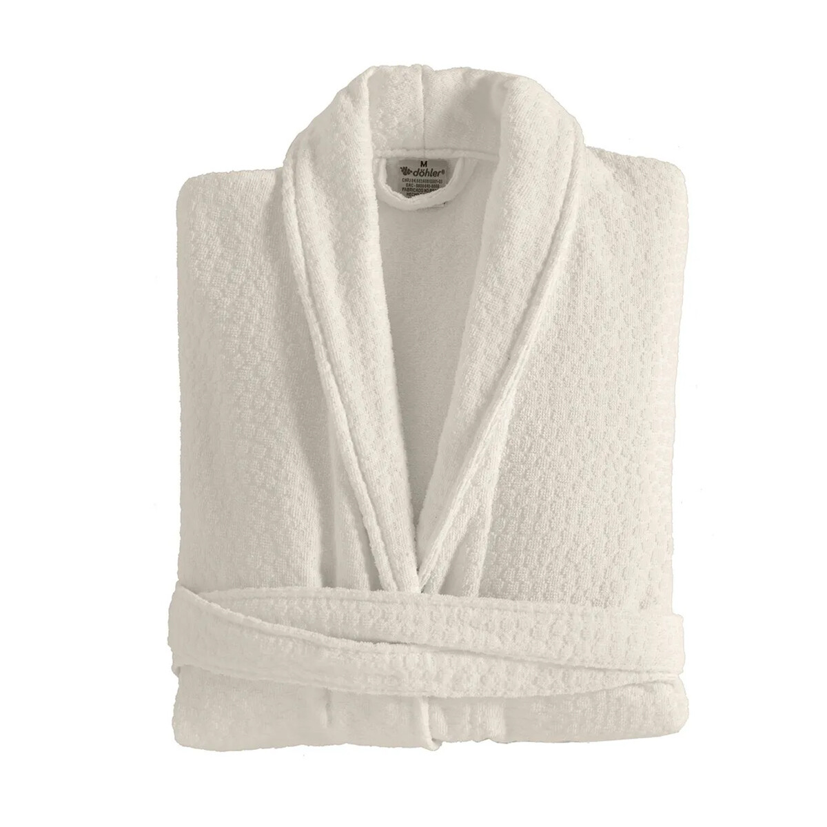 Bata Baño Velour Perola Dohler Algodón Talle M - G - BEIGE 