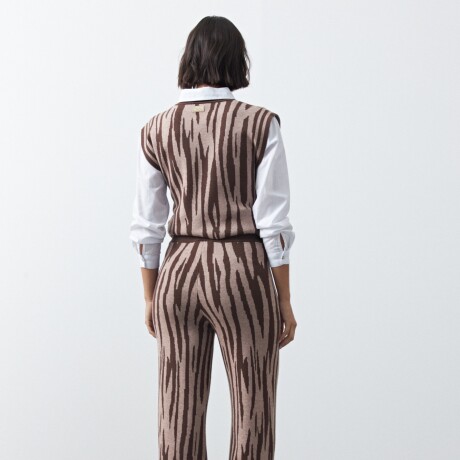 PANTALÓN LILAN Marrón oscuro