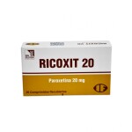 RICOXIT 20 COMPRIMIDOS RECUBIERTOS X 30 única