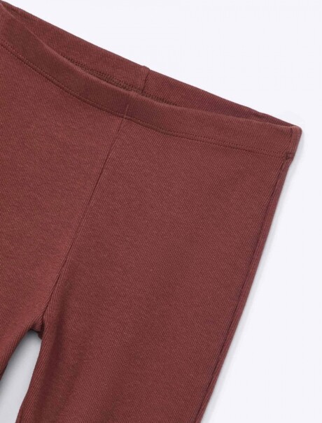 CALZA BÁSICA MARRÓN