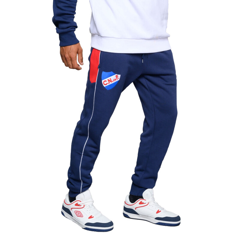 Pantalon de Hombre Umbro Urbano Nacional Azul Marino - Rojo