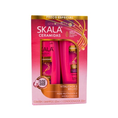 Pack Skala 100% Vegano Shampoo 325 ml + Aco 325 ml Ceramidas