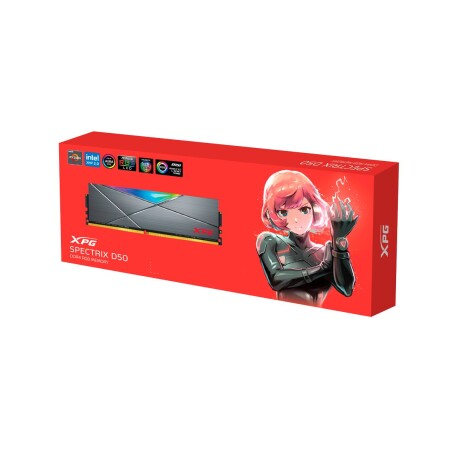 Memoria Adata Xpg D50 Rgb DDR4 8GB 4133 CL19 001