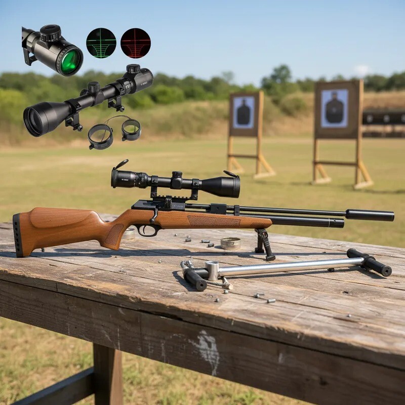 Rifle Chumbera PCP PR900 Gen 3 Calibre 6.35 mm + Mira + Inflador. Rifle Chumbera PCP PR900 Gen 3 Calibre 6.35 mm + Mira + Inflador.