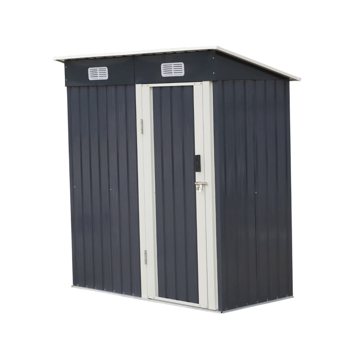 Caseta Galpon Jardin Lumax Devon Gris Oscuro 180x174x75 