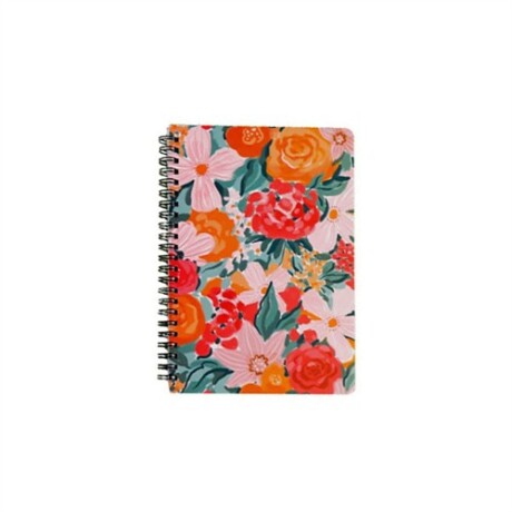 Cuaderno Flora A5 80 hojas Naranja