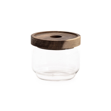 FRASCO C/ TAPA VIDRIO TRANSPARENTE 300 ML