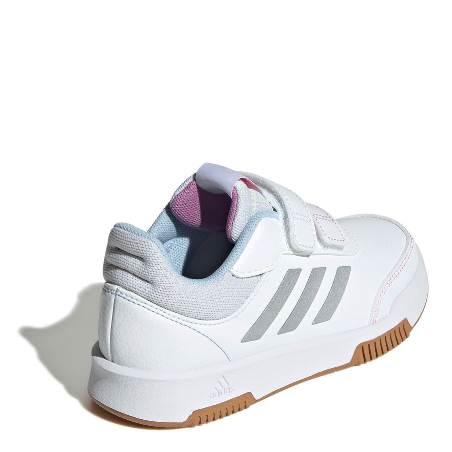 Championes Adidas Tensaur Unisex Blanco - Plateado - Rosado