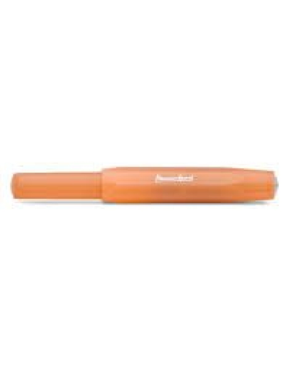 KAWECO FROSTED SPORT GEL ROLLER SOFT MANDARINE / LAPICERA NARANJA CORAL CON TAPA DE ROSCA 