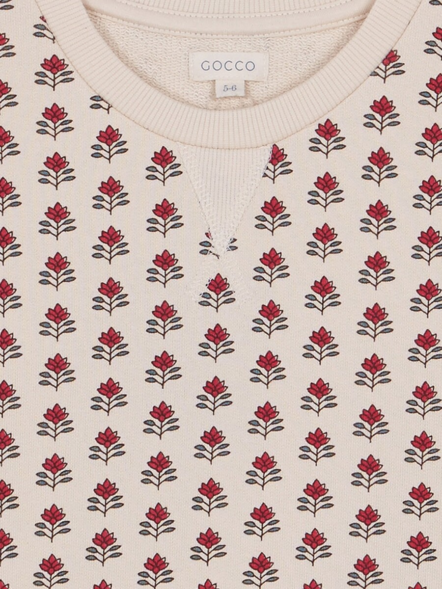 Sudadera Estampada Crudo