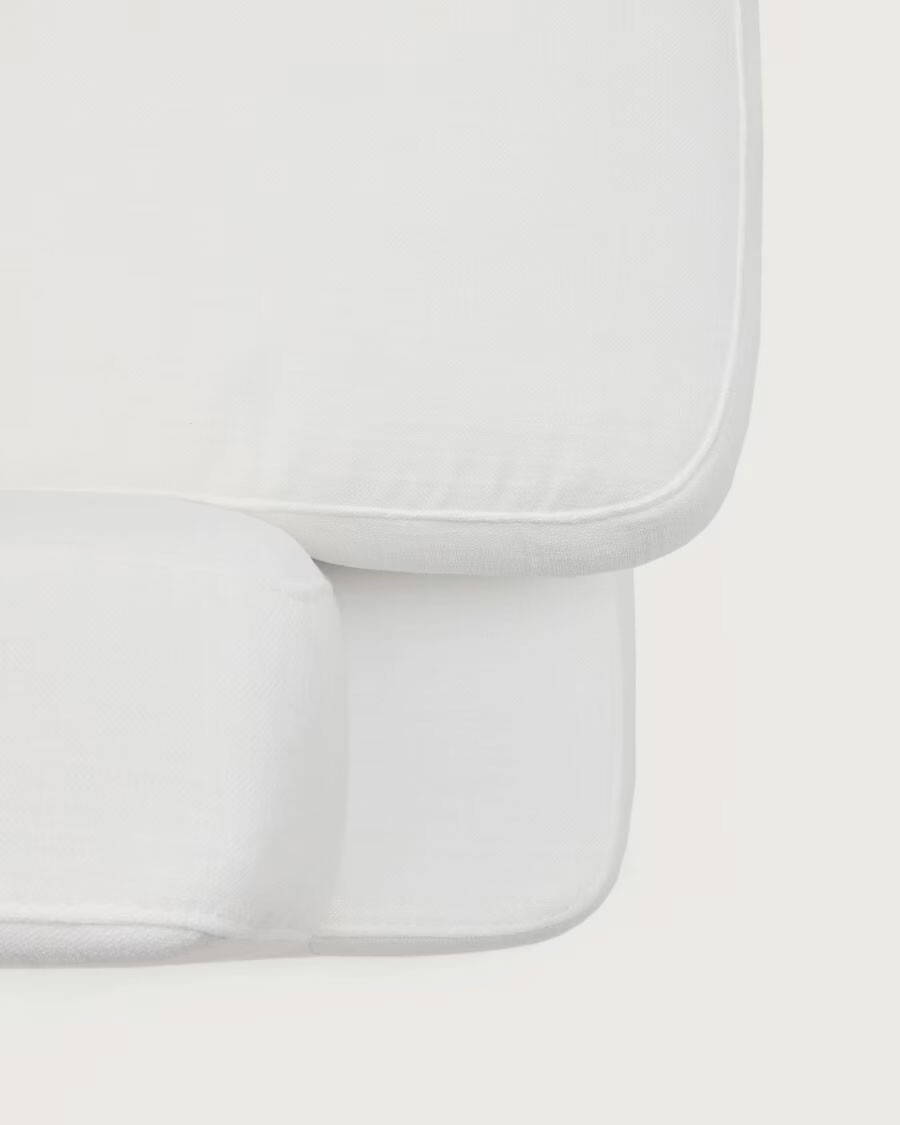 Sofá Gala 4 plazas con chaise longue derecho blanco 300 cm