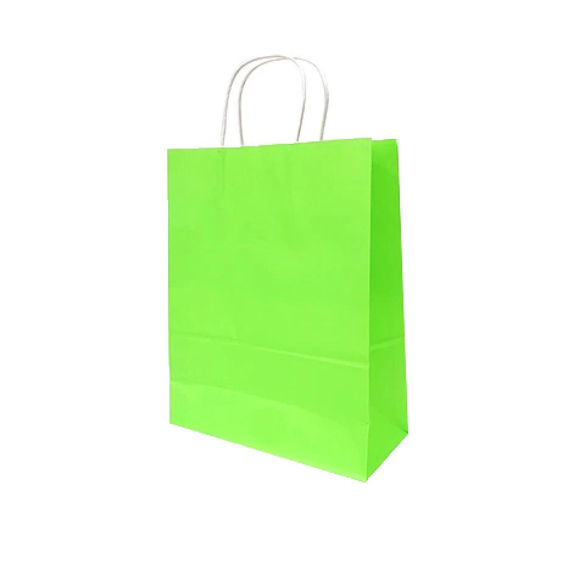 Bolsa con Asa Lisa N° 1 Pack x12 - Verde Manzana 