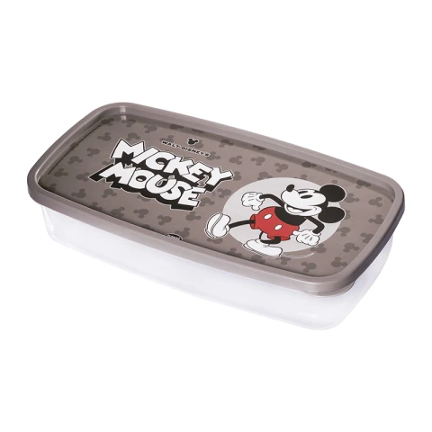 Pote Rectangular Plástico Mickey 1,43 Lts U