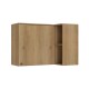 Aéreo Esquinero Modulado Cocina Finesse Capuccino C/Blanquecino 94 cms - Con Nicho Aéreo Esquinero Modulado Cocina Finesse Capuccino C/Blanquecino 94 cms - Con Nicho