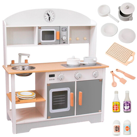 Cocina De Madera Completa De Calidad + Horno + Micro Jug007018