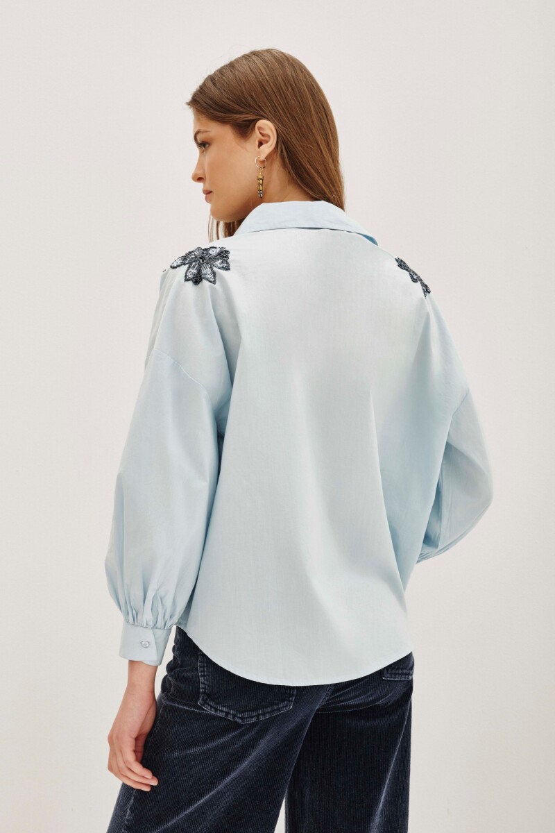 Camisa Louise Gypsy Celeste