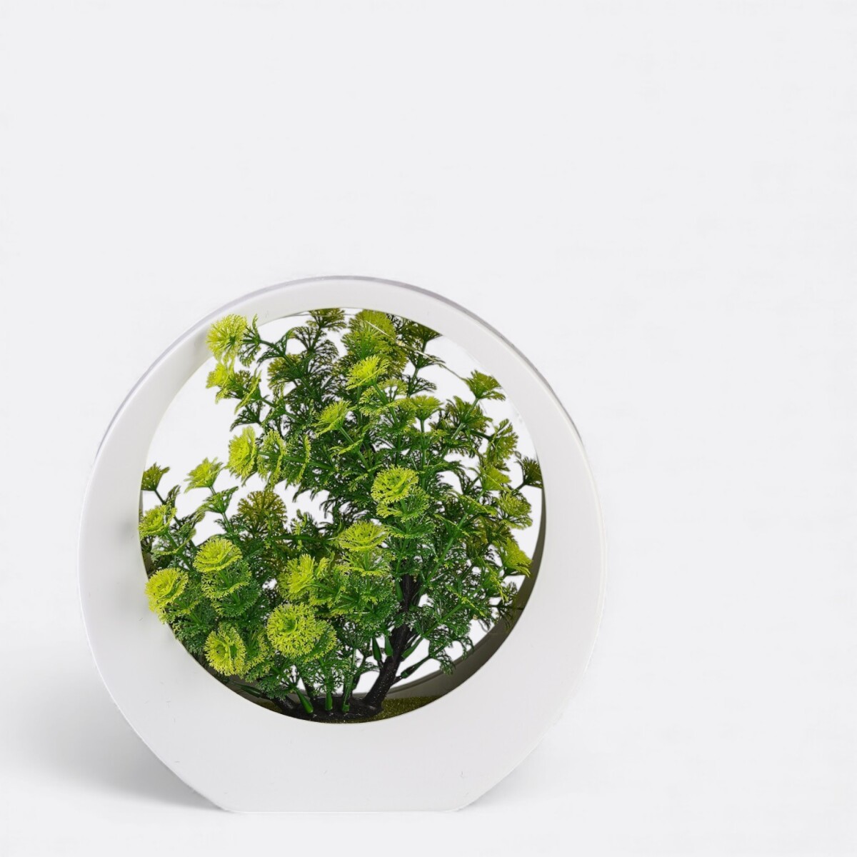 Adorno Naturaleza Iluminada - Verde Oscuro 