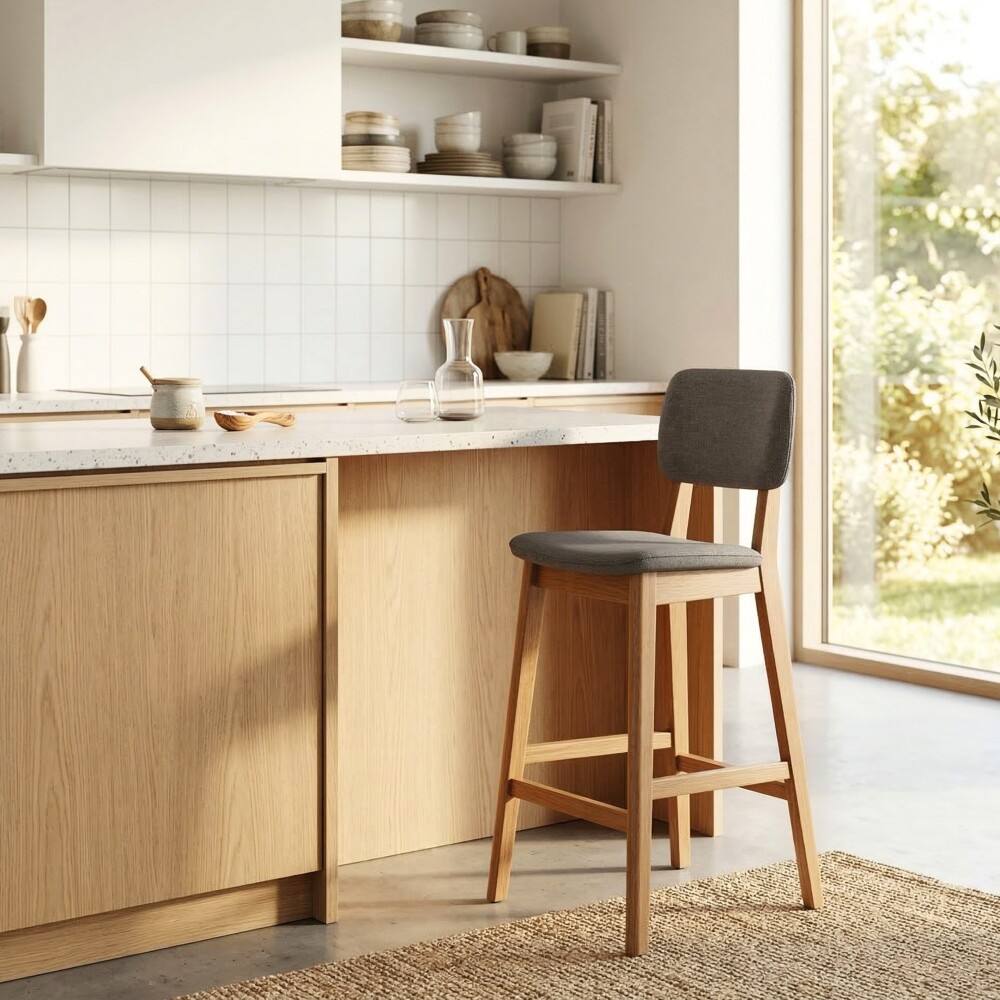 Butaca Classic - Línea Manhattan Lino Gris/Natural