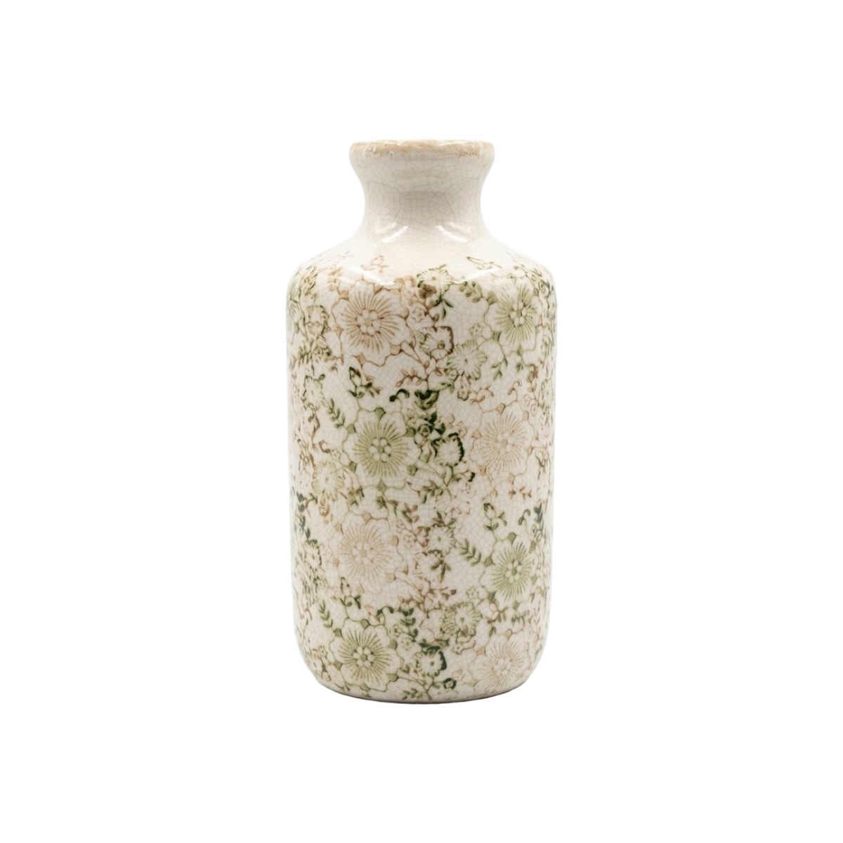 JARRON CERAMICA ESTAMP VERDE 27CM 